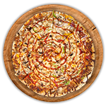 3d Chicken Bbq Pizza 