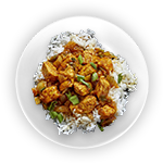 Half & Half Chicken Bhoona & Fried Rice 